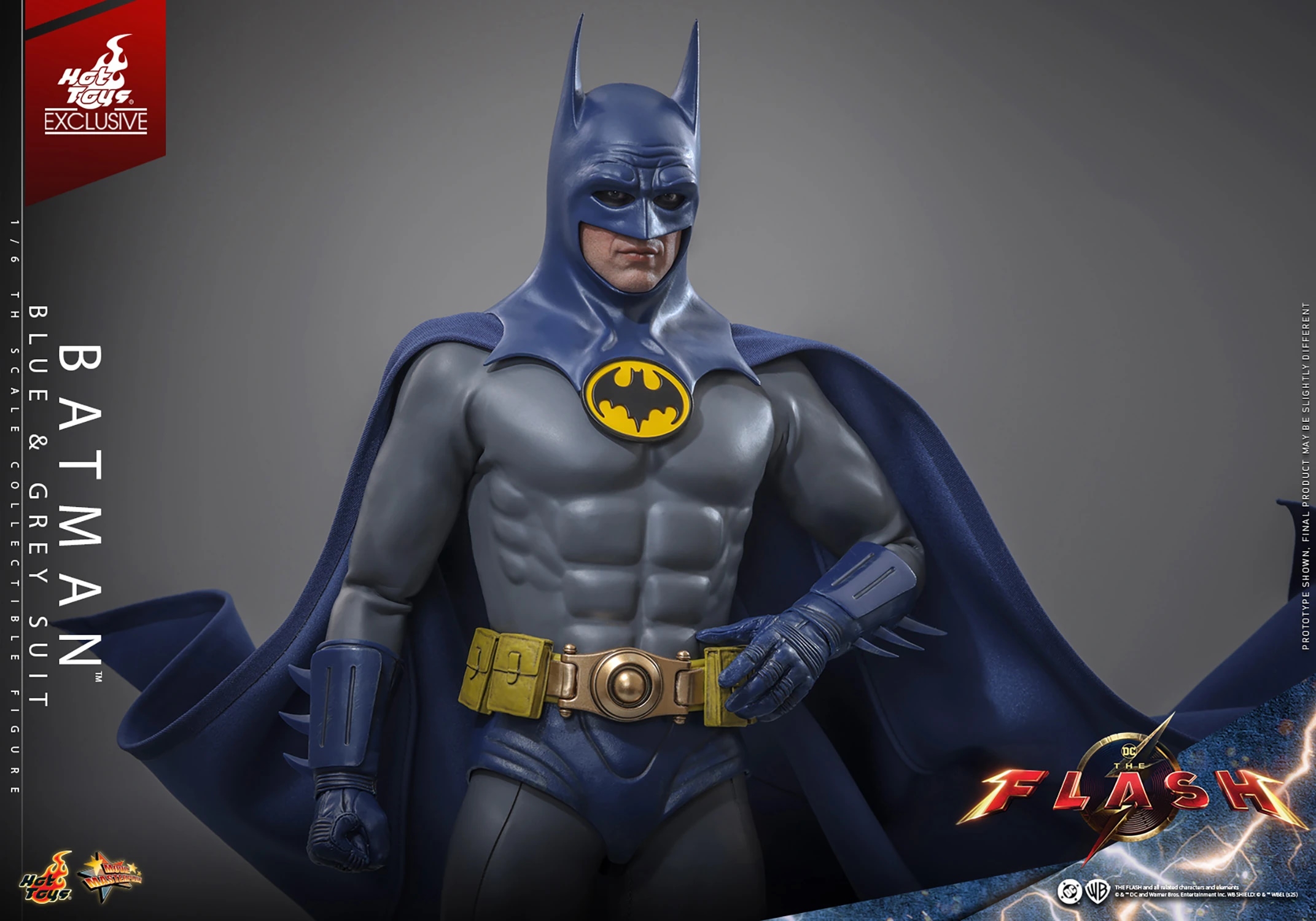 Batman (Blue and Grey Suit) par Hot Toys - MMS834 - figurine 1/6 The Flash de 30 cm
