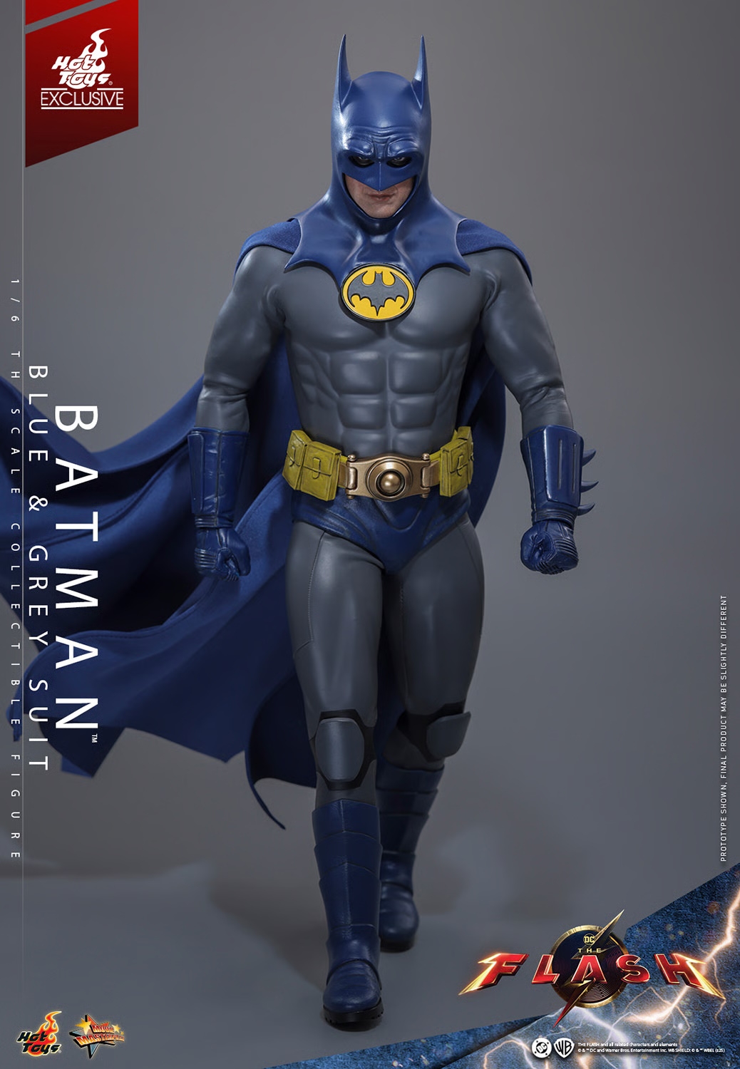 Batman (Blue and Grey Suit) by Hot Toys - MMS834 - The Flash 1/6 scale action figure
