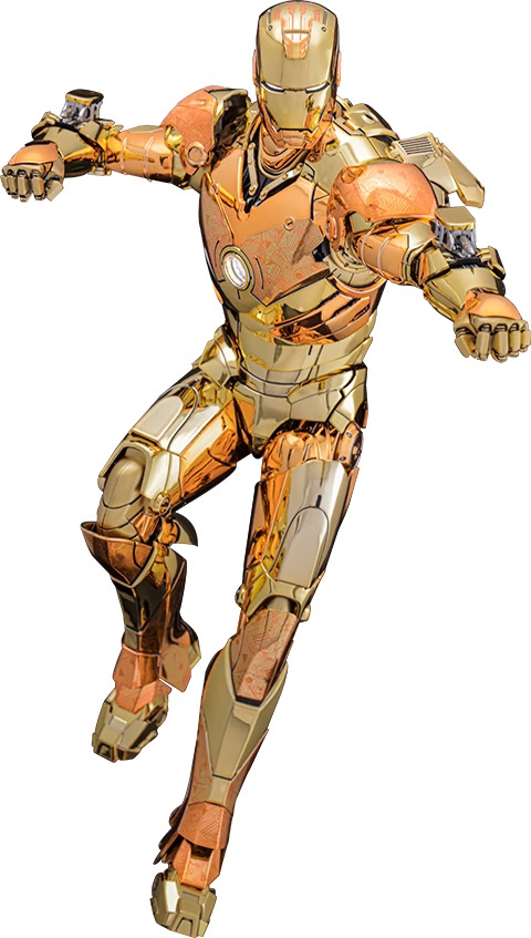 Iron Man Mark III (Golden and Copper Gold version) by Hot Toys - MMS848D78 - Marvel 1/6 scale action figure