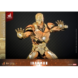 Iron Man Mark III (Golden and Copper Gold version) van Hot Toys - MMS848D78 - Marvel 1/6 schaal actiefiguur