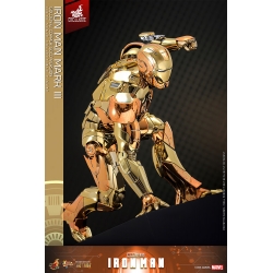 Iron Man Mark III (Golden and Copper Gold version) van Hot Toys - MMS848D78 - Marvel 1/6 schaal actiefiguur