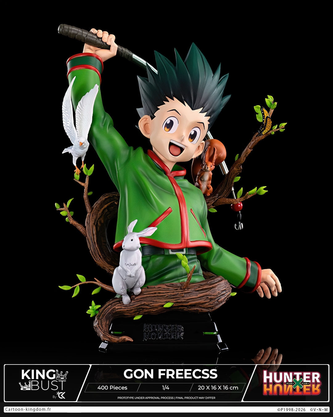 Gon Freecss King Bust par Cartoon Kingdom - buste 1/4 Hunter X Hunter de 20 cm
