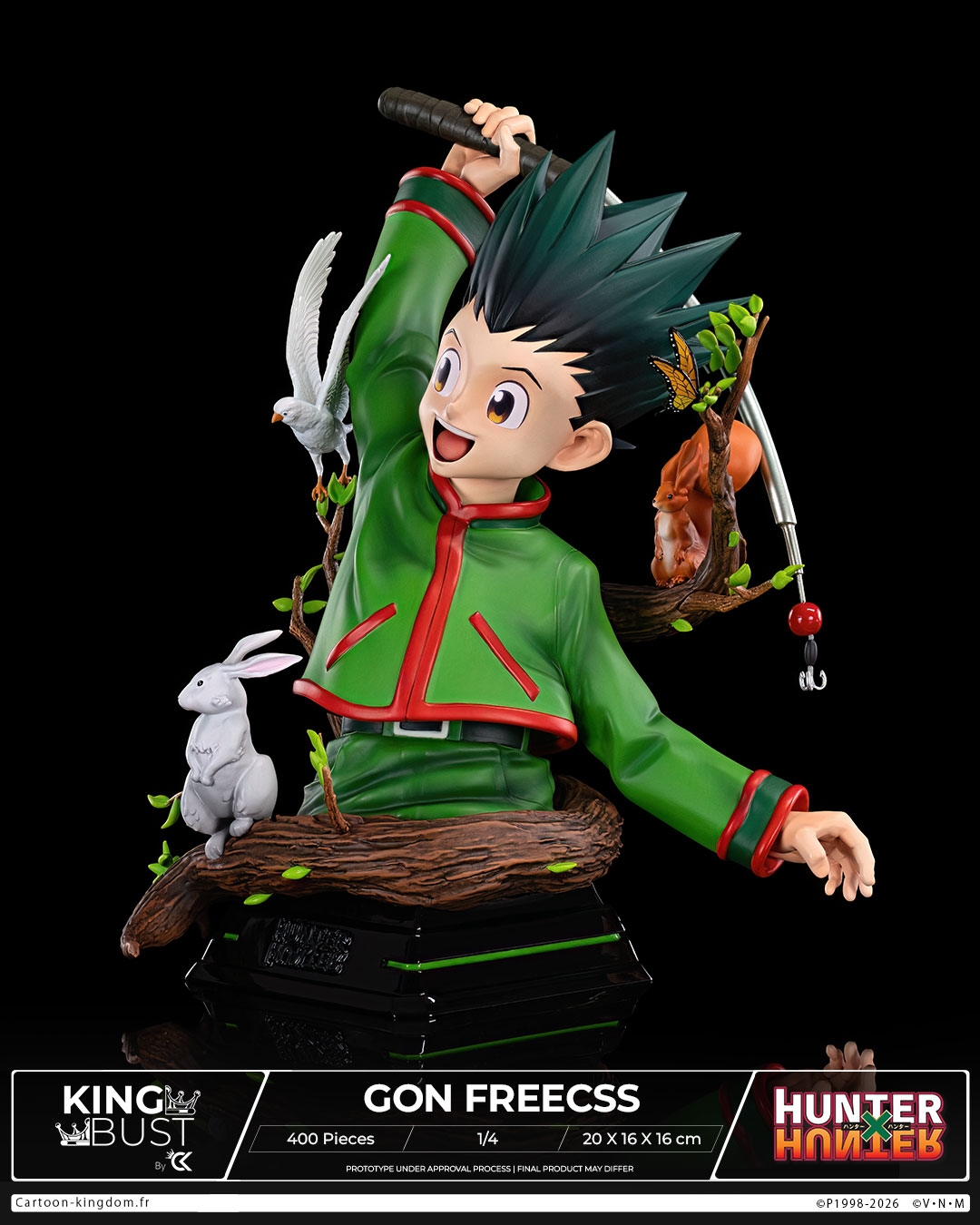 Gon Freecss King Bust par Cartoon Kingdom - buste 1/4 Hunter X Hunter de 20 cm