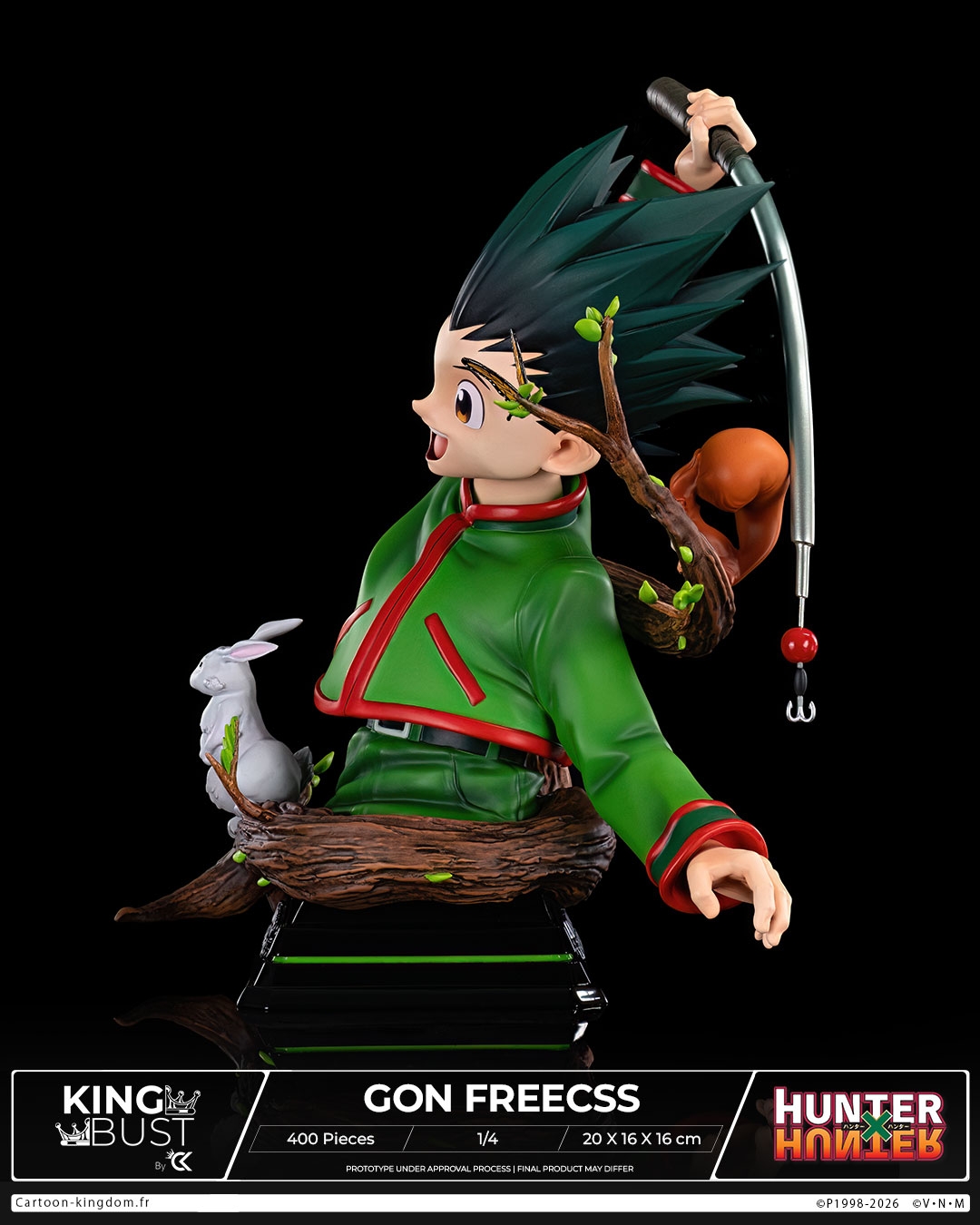 Gon Freecss King Bust par Cartoon Kingdom - buste 1/4 Hunter X Hunter de 20 cm