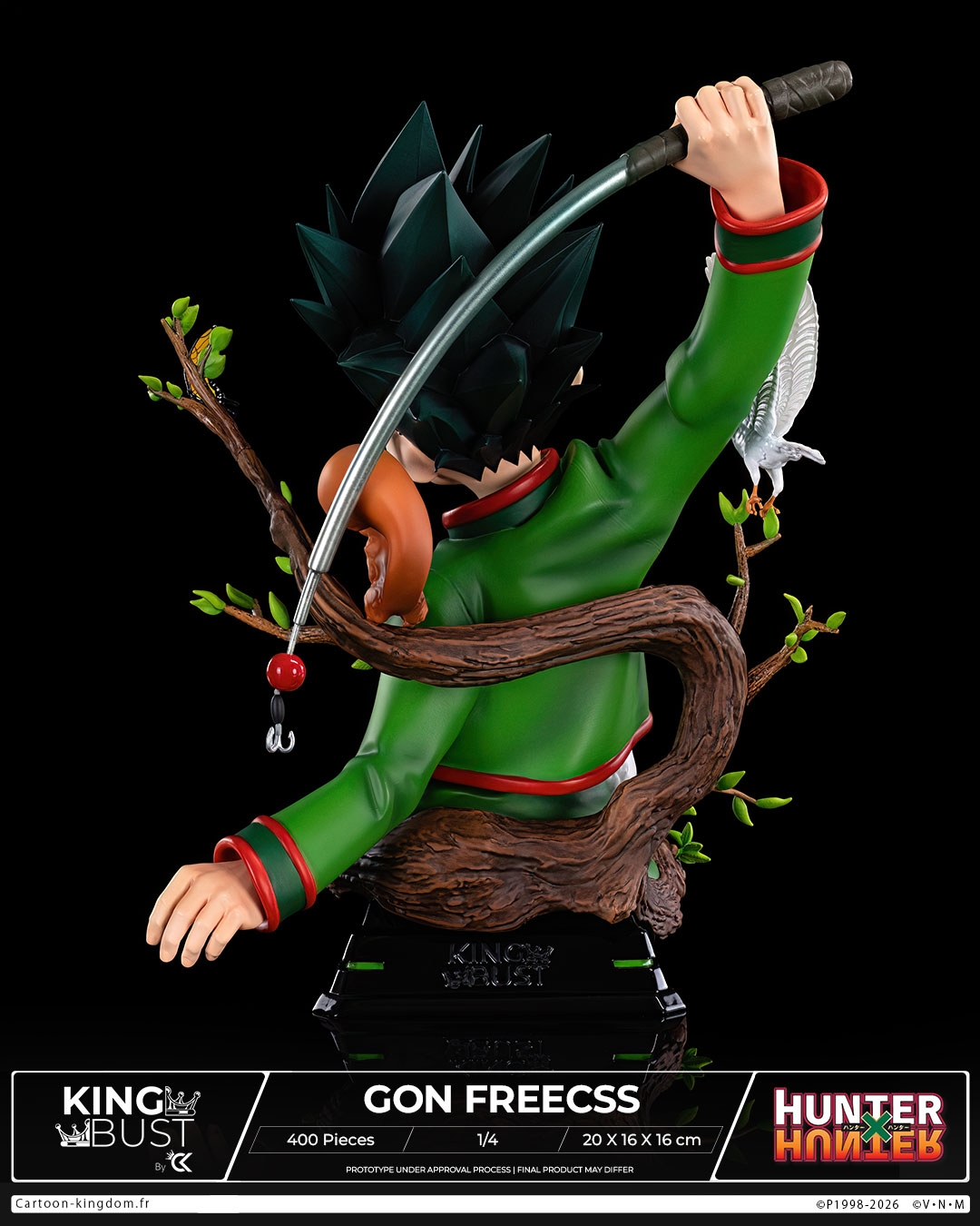 Gon Freecss King Bust by Cartoon Kingdom - Hunter X Hunter 1/4 scale bust