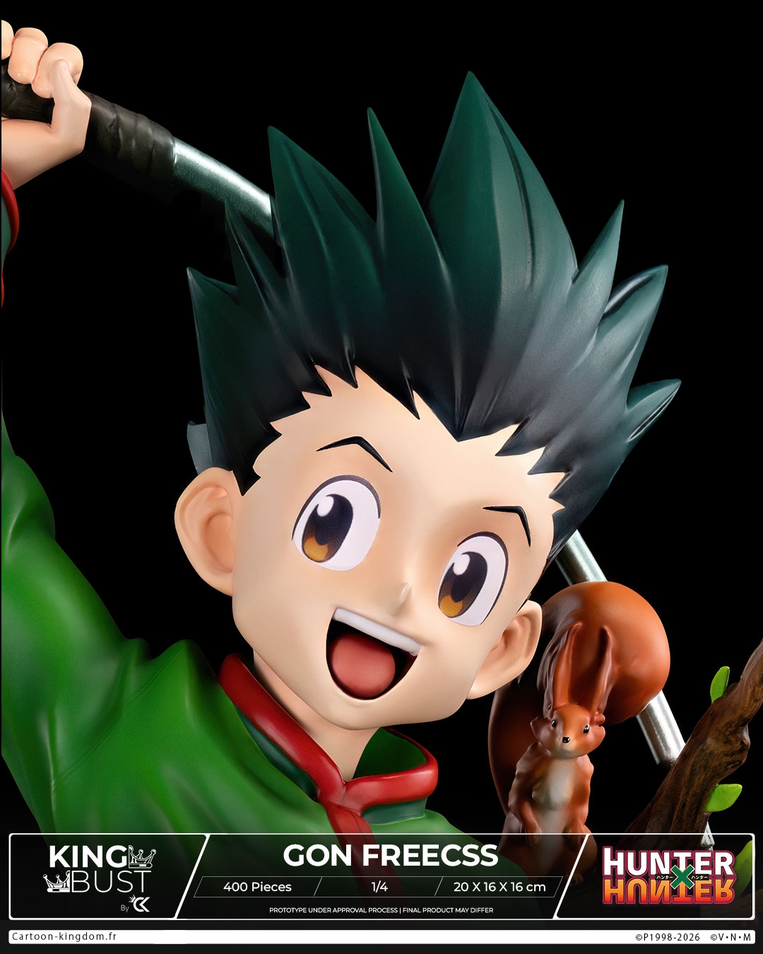 Gon Freecss King Bust by Cartoon Kingdom - Hunter X Hunter 1/4 scale bust