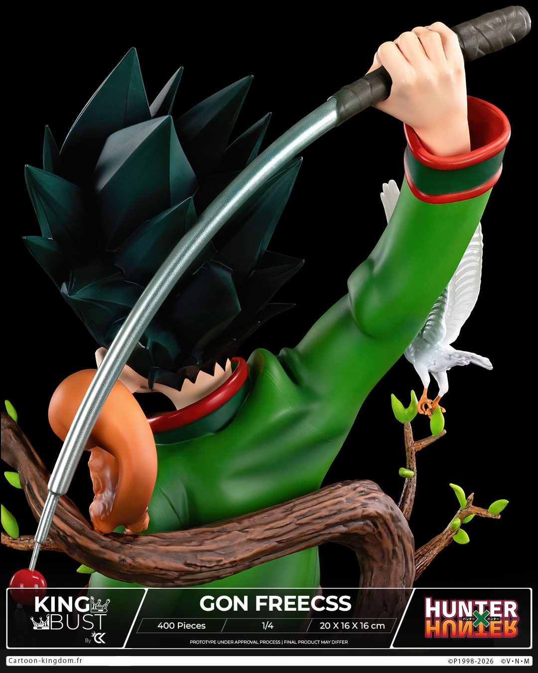Gon Freecss King Bust par Cartoon Kingdom - buste 1/4 Hunter X Hunter de 20 cm