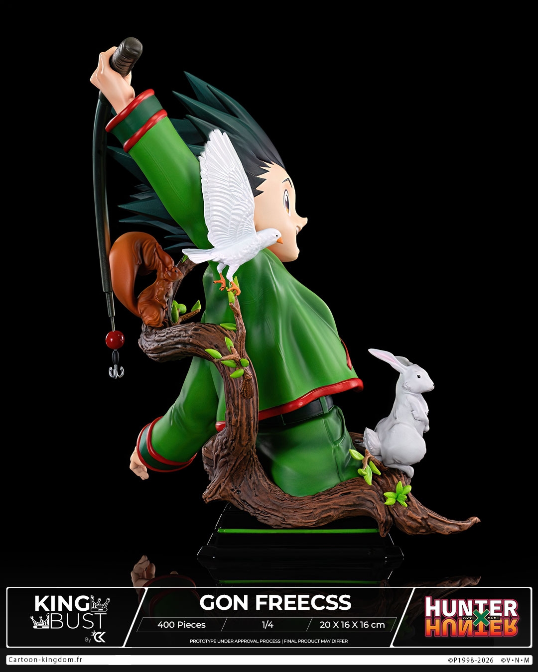Gon Freecss King Bust par Cartoon Kingdom - buste 1/4 Hunter X Hunter de 20 cm