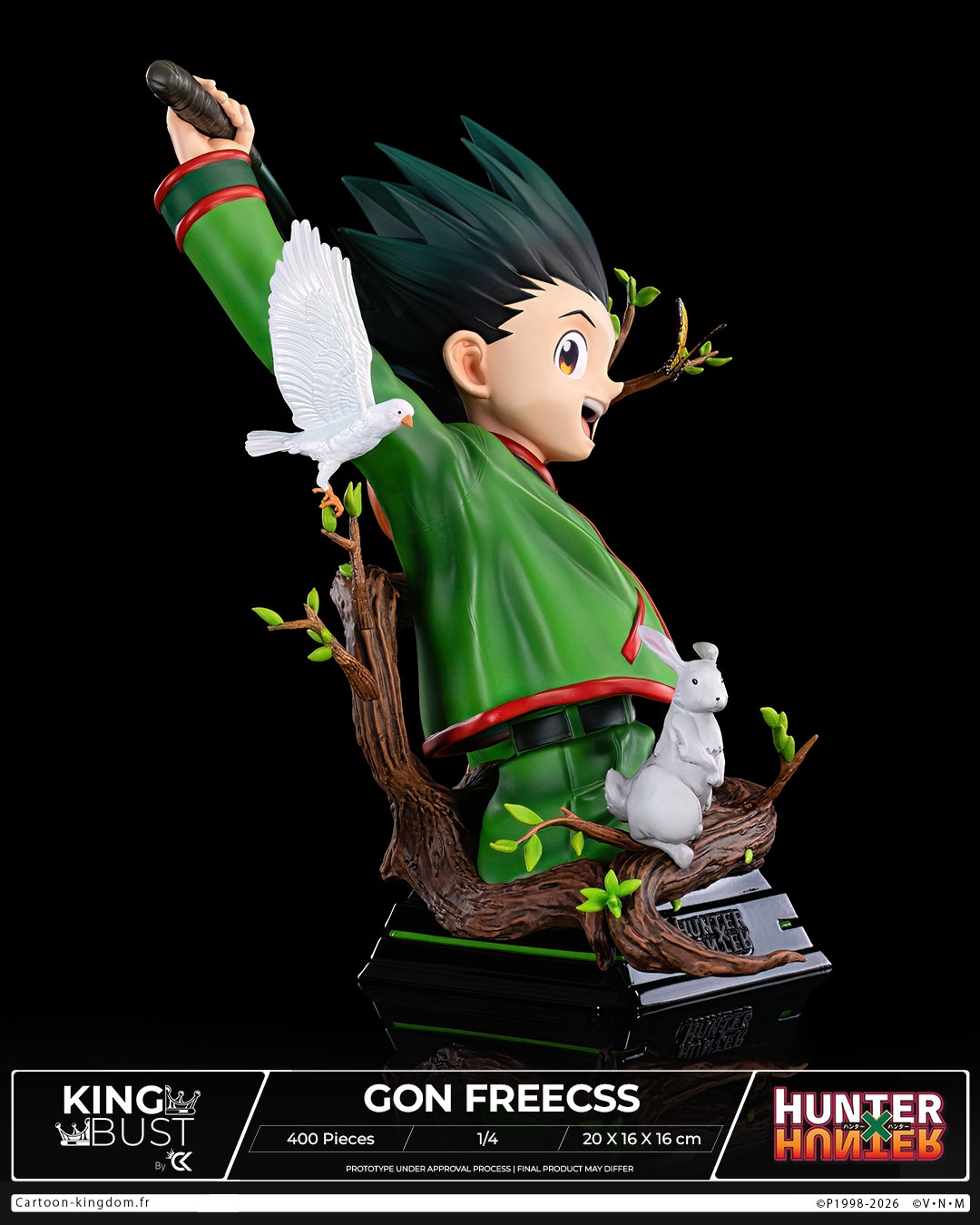 Gon Freecss King Bust by Cartoon Kingdom - Hunter X Hunter 1/4 scale bust