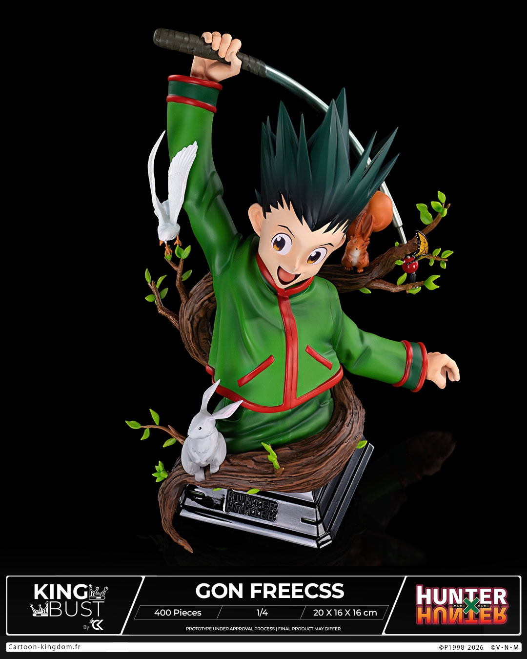 Gon Freecss King Bust by Cartoon Kingdom - Hunter X Hunter 1/4 scale bust