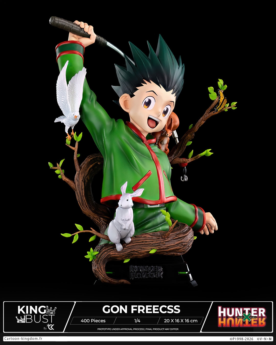 Gon Freecss King Bust par Cartoon Kingdom - buste 1/4 Hunter X Hunter de 20 cm