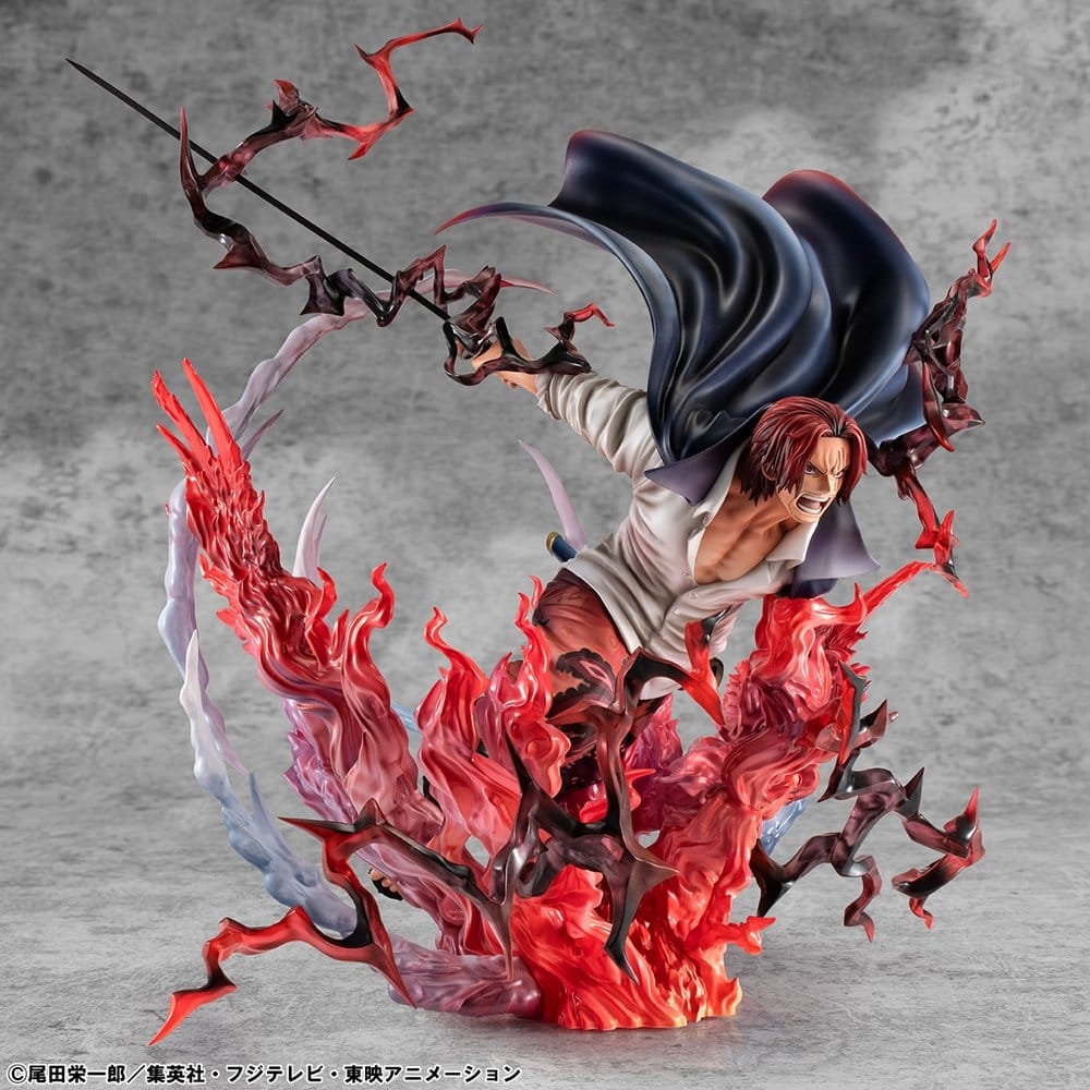 Shanks Le Roux (Red Hair Pirates Chief - Divine Departure) Portrait of Pirates SA-Maximum - figurine One Piece de 25 cm