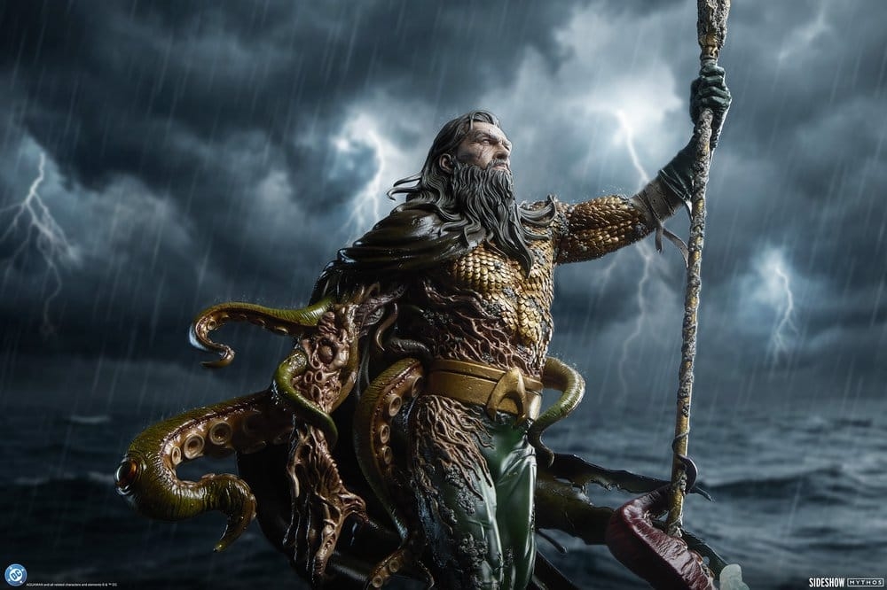 Aquaman (Lord Of The Deep) Premium Format by Sideshow Collectibles - DC Comics 1/4 scale statue
