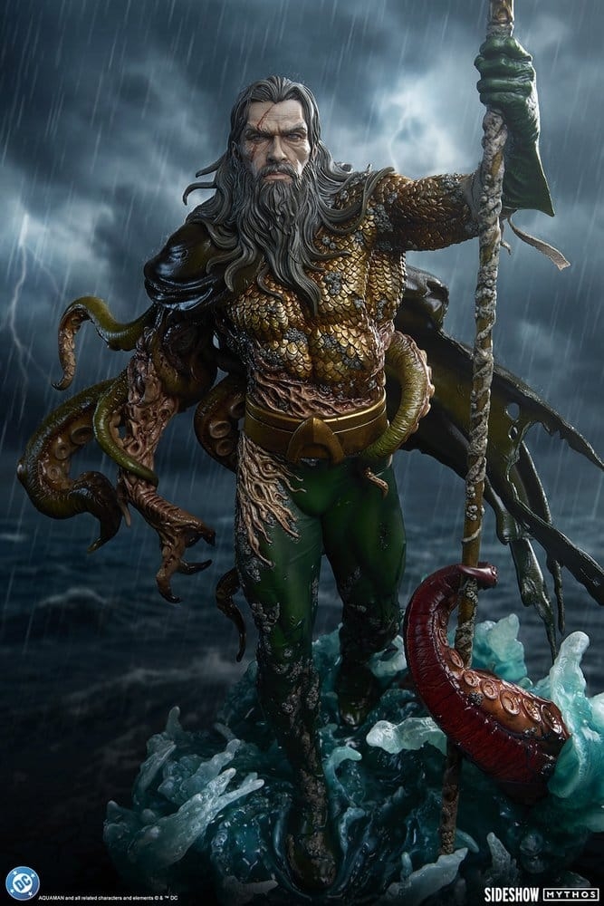 Aquaman (Lord Of The Deep) Premium Format par Sideshow Collectibles - statue 1/4 DC Comics de 74 cm