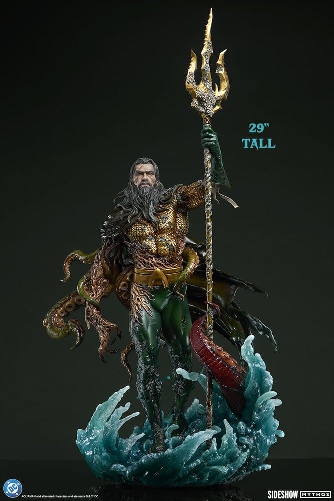 Aquaman (Lord Of The Deep) Premium Format by Sideshow Collectibles - DC Comics 1/4 scale statue