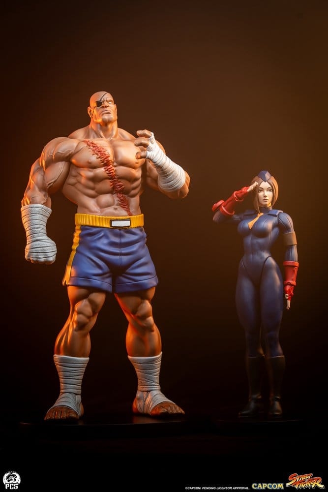 Sagat and Juli (Street Jam) by Premium Collectibles Studio - Street Fighter 1/10 scale statue