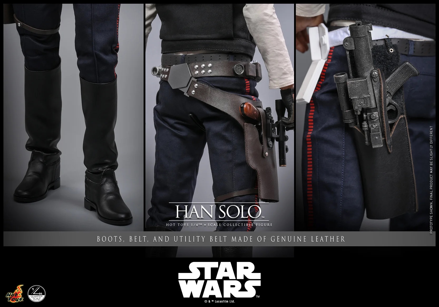 Han Solo by Hot Toys - QS026 - Star Wars Episode IV : A New Hope 1/4 scale action figure