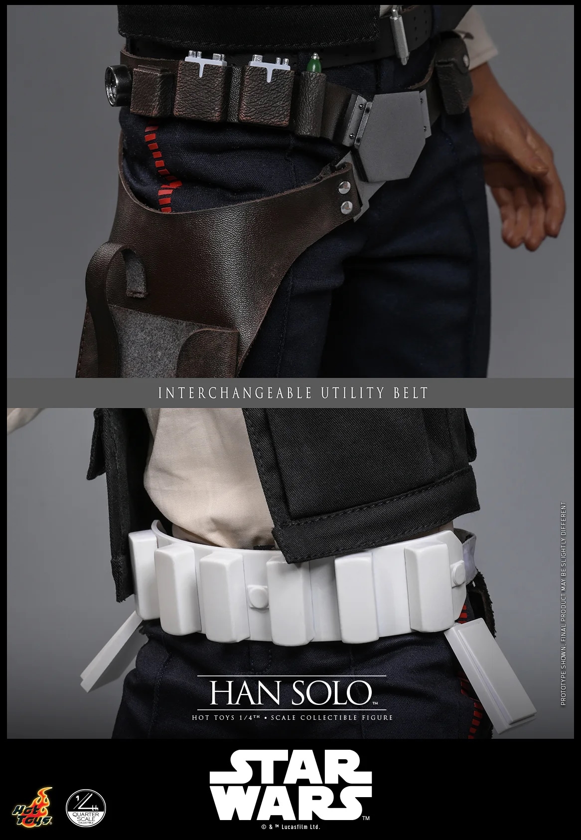 Han Solo by Hot Toys - QS026 - Star Wars Episode IV : A New Hope 1/4 scale action figure