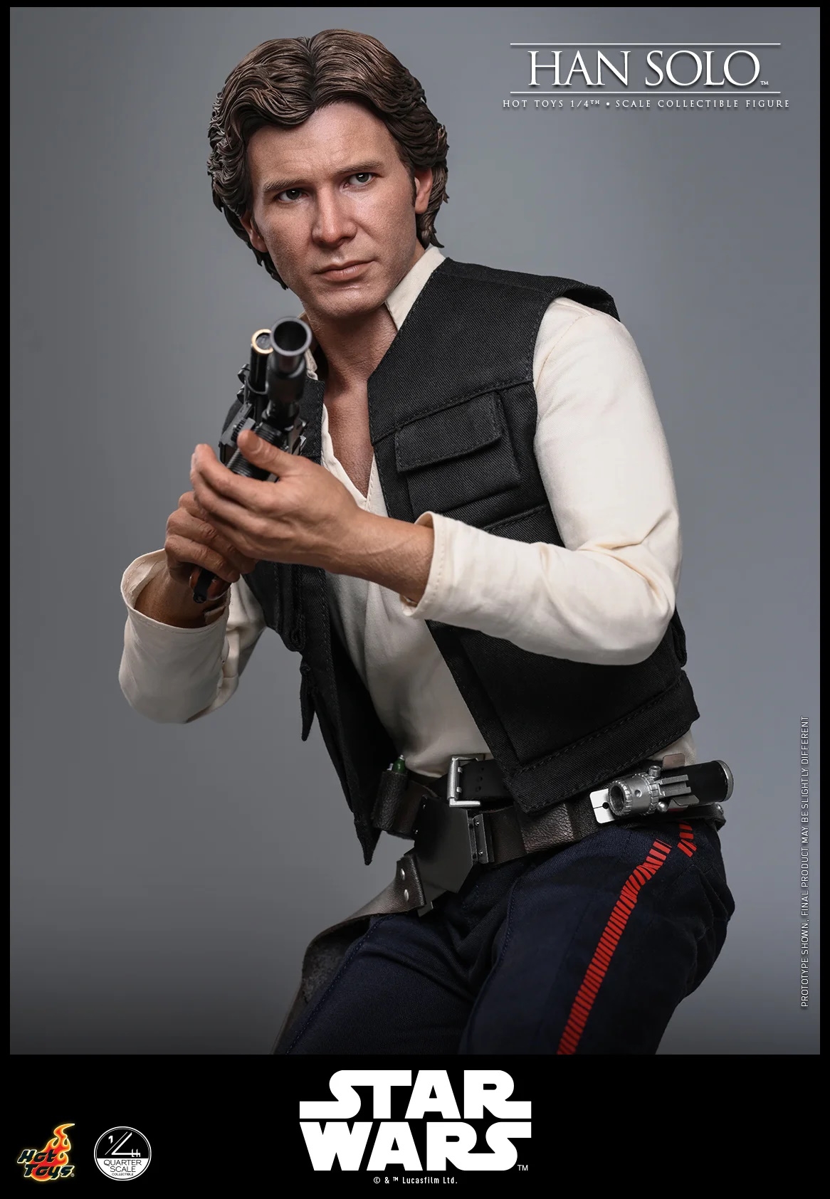 Han Solo by Hot Toys - QS026 - Star Wars Episode IV : A New Hope 1/4 scale action figure