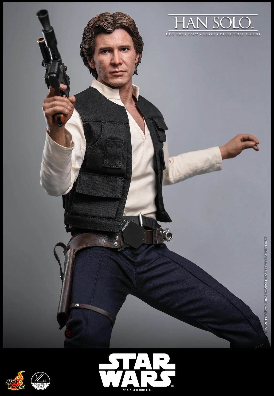 Han Solo by Hot Toys - QS026 - Star Wars Episode IV : A New Hope 1/4 scale action figure