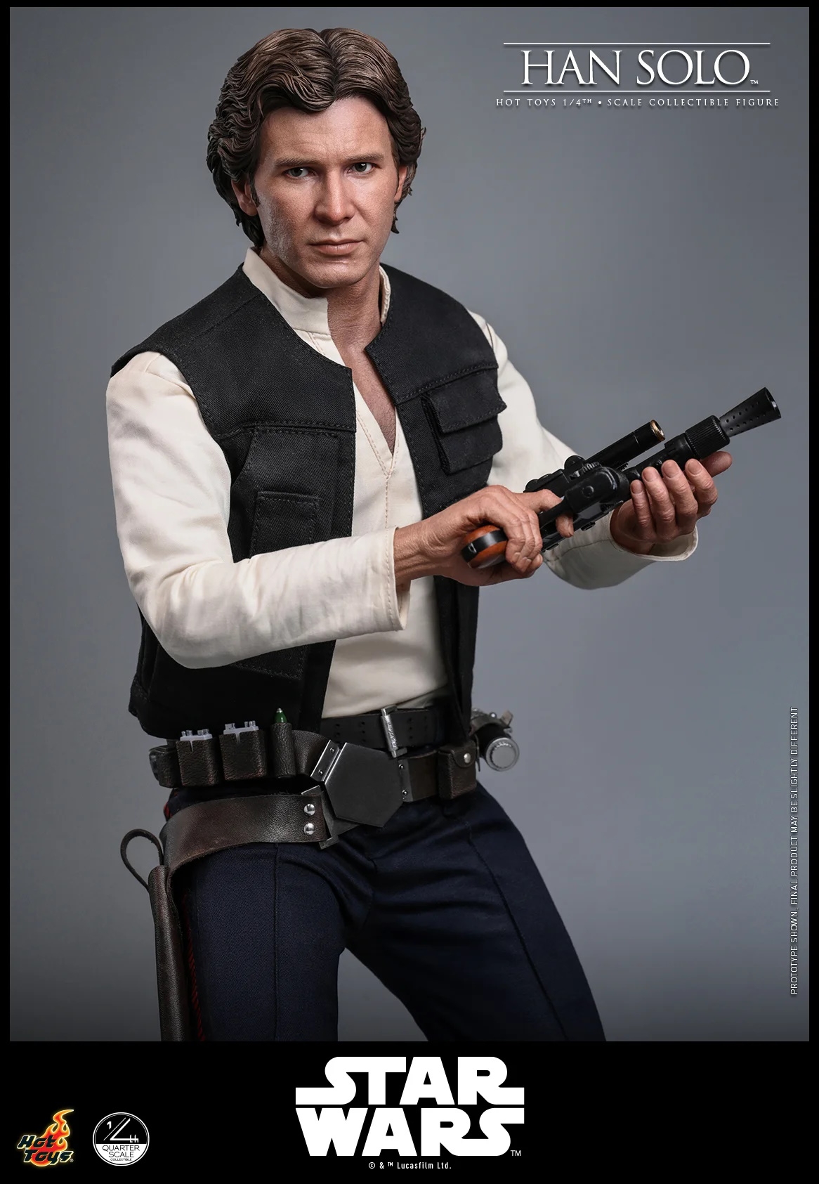 Han Solo by Hot Toys - QS026 - Star Wars Episode IV : A New Hope 1/4 scale action figure