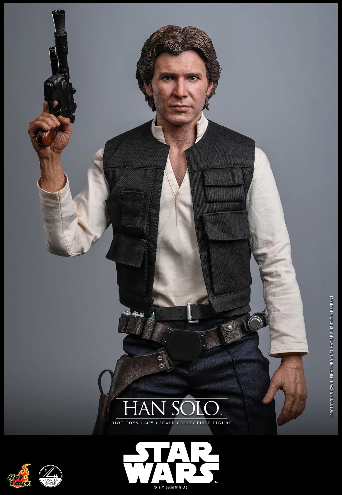 Han Solo by Hot Toys - QS026 - Star Wars Episode IV : A New Hope 1/4 scale action figure