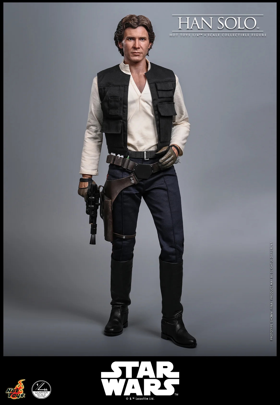 Han Solo by Hot Toys - QS026 - Star Wars Episode IV : A New Hope 1/4 scale action figure