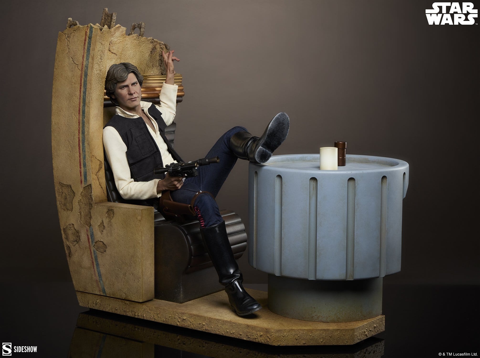 Han Solo (Sorry About the Mess) Premium Format by Sideshow Collectibles - Star Wars 1/4 scale statue