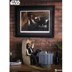 Han Solo (Sorry About the Mess) Premium Format van Sideshow Collectibles - Star Wars 1/4 schaal standbeeld