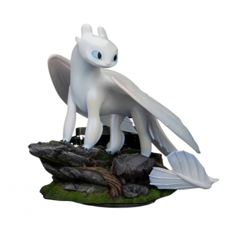 Light Fury Master Craft par Beast Kingdom - MC-067 - statue How To Train Your Dragon 3 de 29 cm