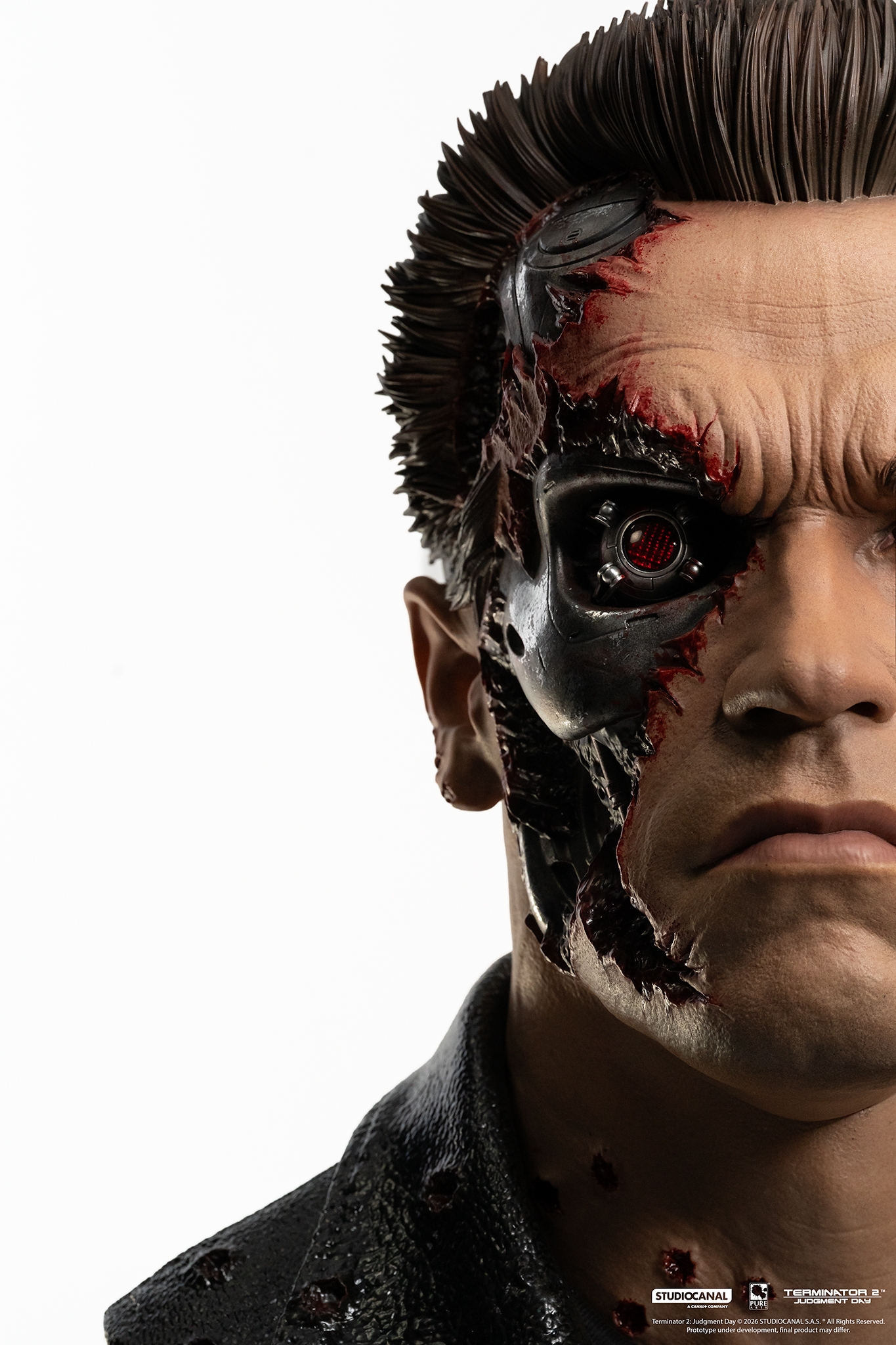 T-800 Model 101 by Pure Arts Battle Damaged - Terminator 2 1/1 scale bust