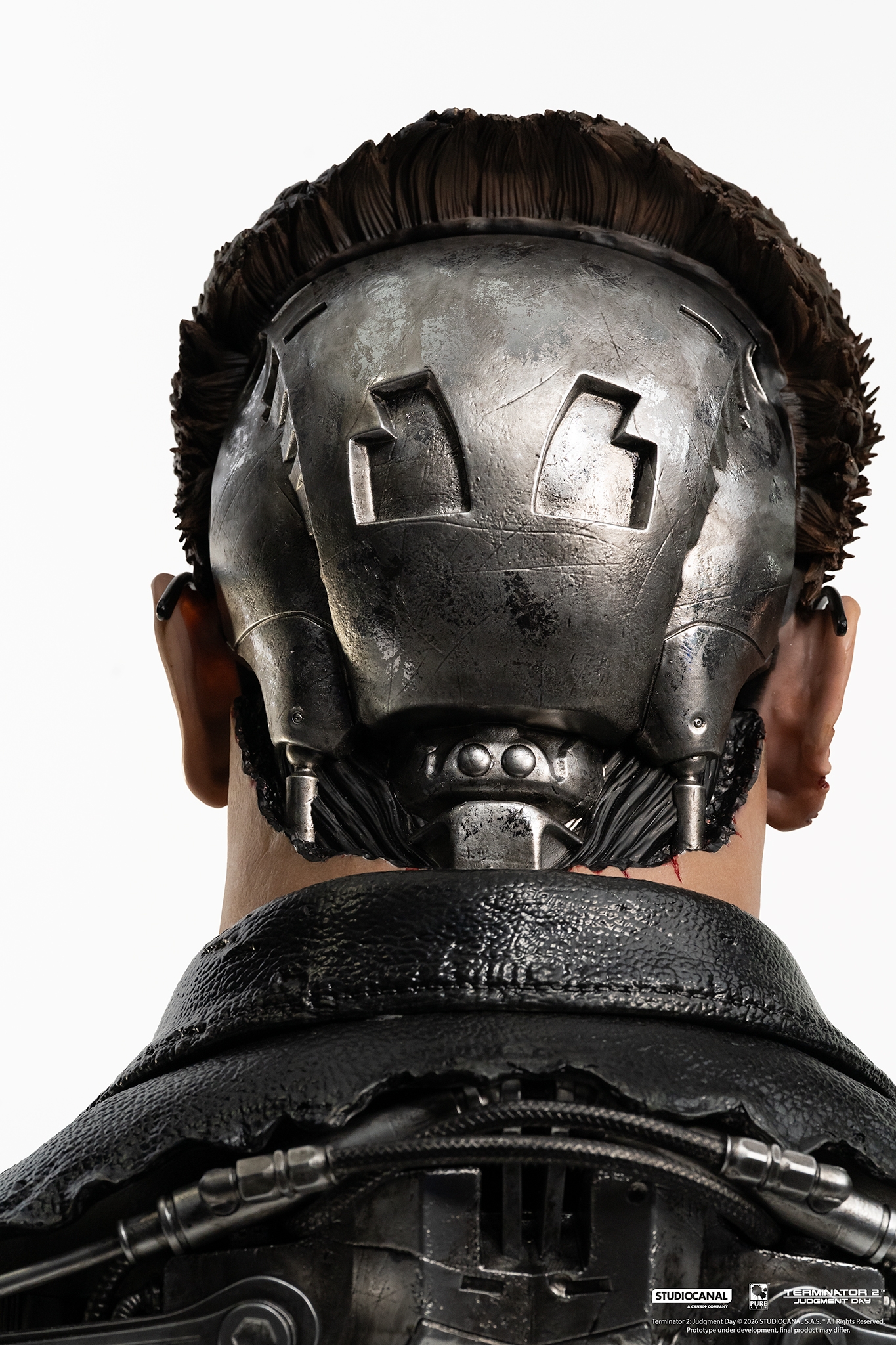 T-800 Model 101 van Pure Arts Battle Damaged - Terminator 2 1/1 schaal bust