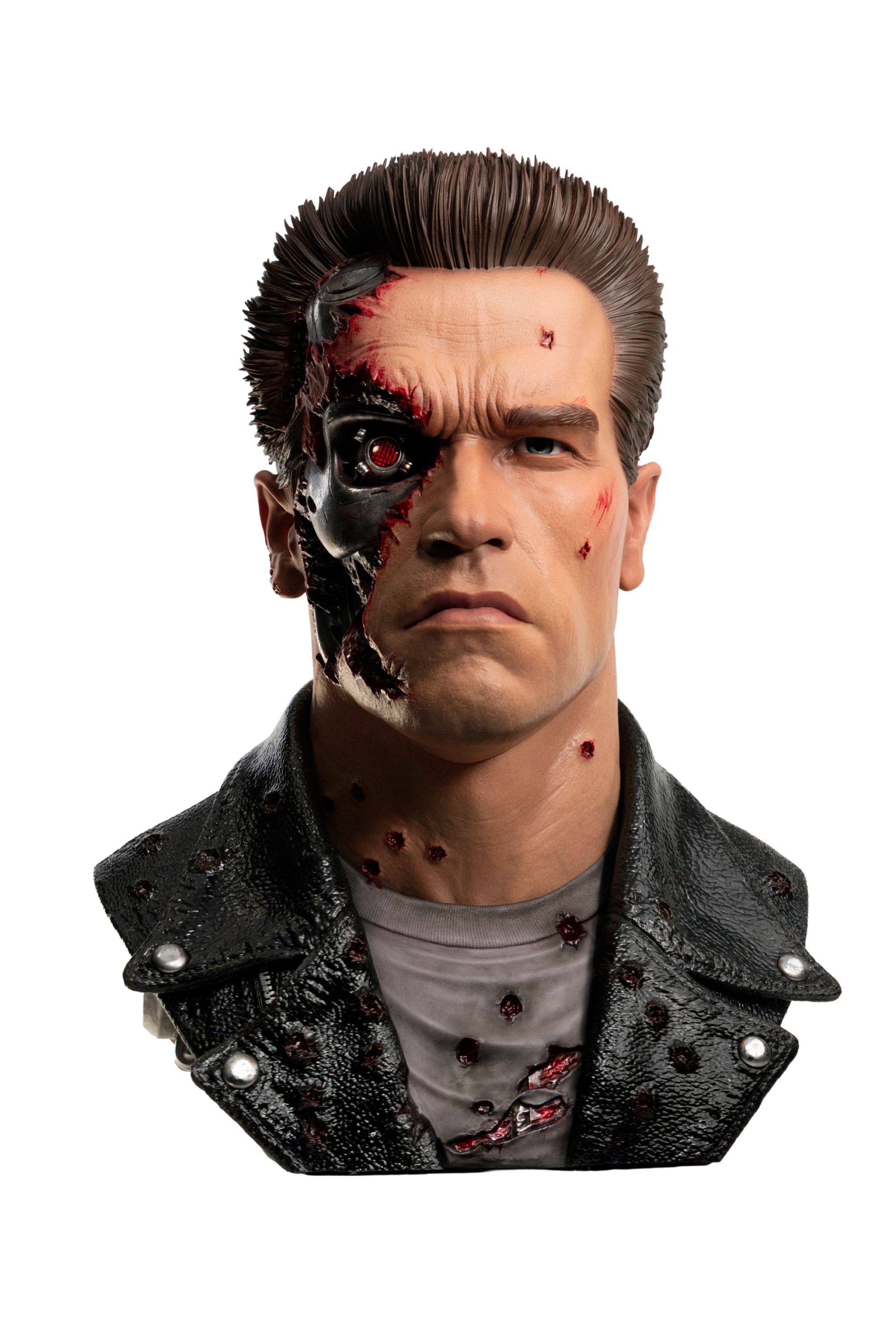T-800 Model 101 van Pure Arts Battle Damaged - Terminator 2 1/1 schaal bust