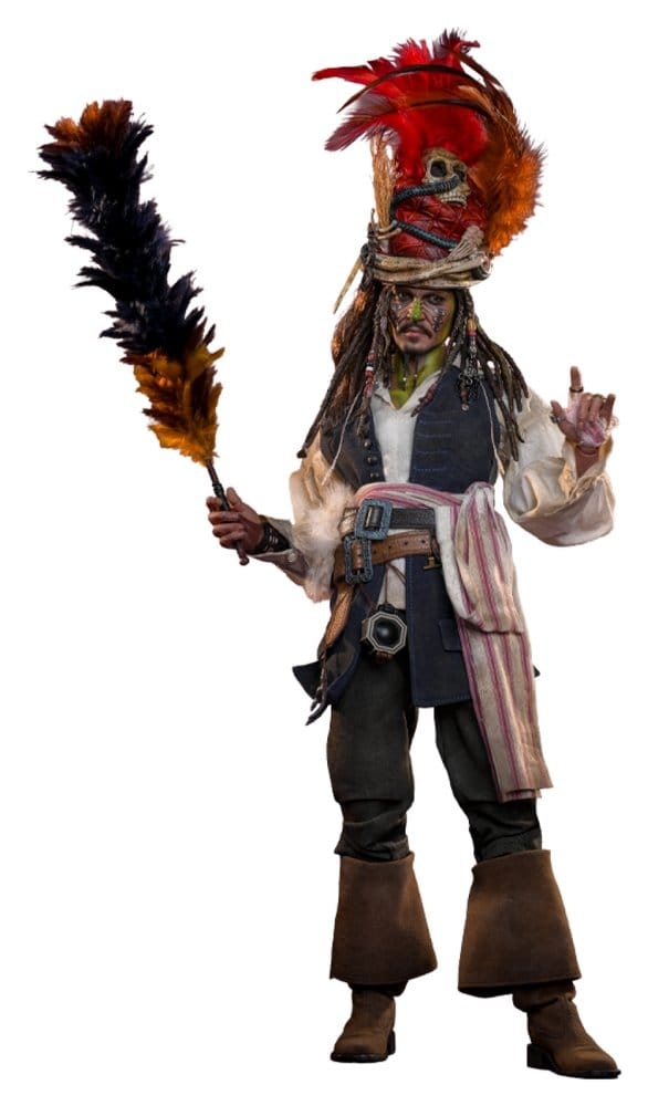 Jack Sparrow (Pelegostos Chief) von Hot Toys - DX48 - Pirates of the Caribbean: Dead Man's Chest 1/6 Maßstab Actionfigur
