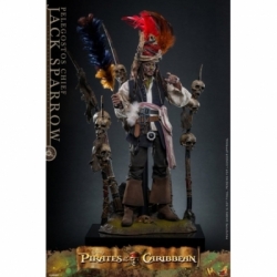 Jack Sparrow (Pelegostos Chief) par Hot Toys - figurine 1/6 Pirates Des Caraibes : Le Secret Du Coffre Maudit de 30 cm - DX48