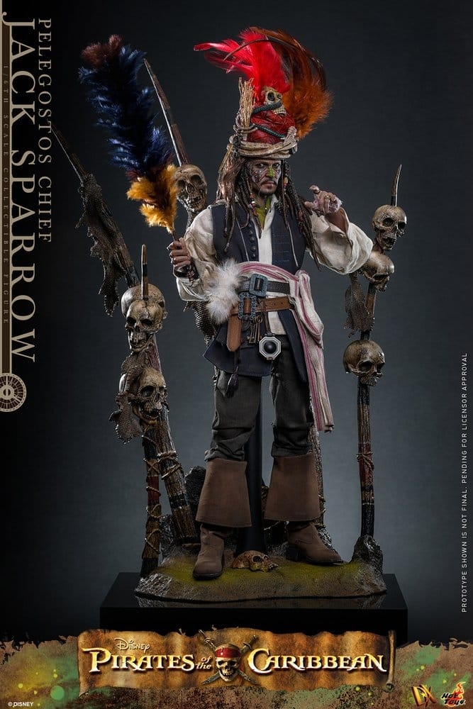 Jack Sparrow (Pelegostos Chief) by Hot Toys - DX48 - Pirates of the Caribbean: Dead Man's Chest 1/6 scale action figure