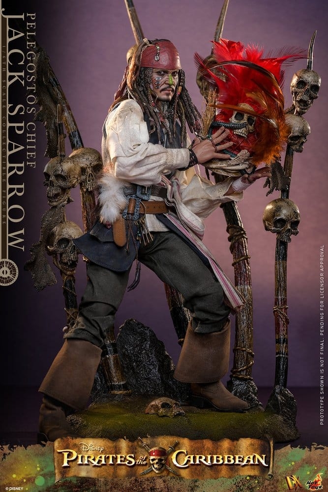 Jack Sparrow (Pelegostos Chief) by Hot Toys - DX48 - Pirates of the Caribbean: Dead Man's Chest 1/6 scale action figure