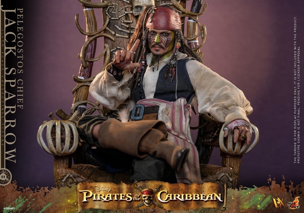 Jack Sparrow (Pelegostos Chief) by Hot Toys - DX48 - Pirates of the Caribbean: Dead Man's Chest 1/6 scale action figure