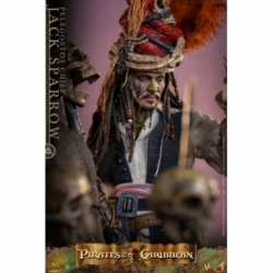 Jack Sparrow (Pelegostos Chief) par Hot Toys - figurine 1/6 Pirates Des Caraibes : Le Secret Du Coffre Maudit de 30 cm - DX48