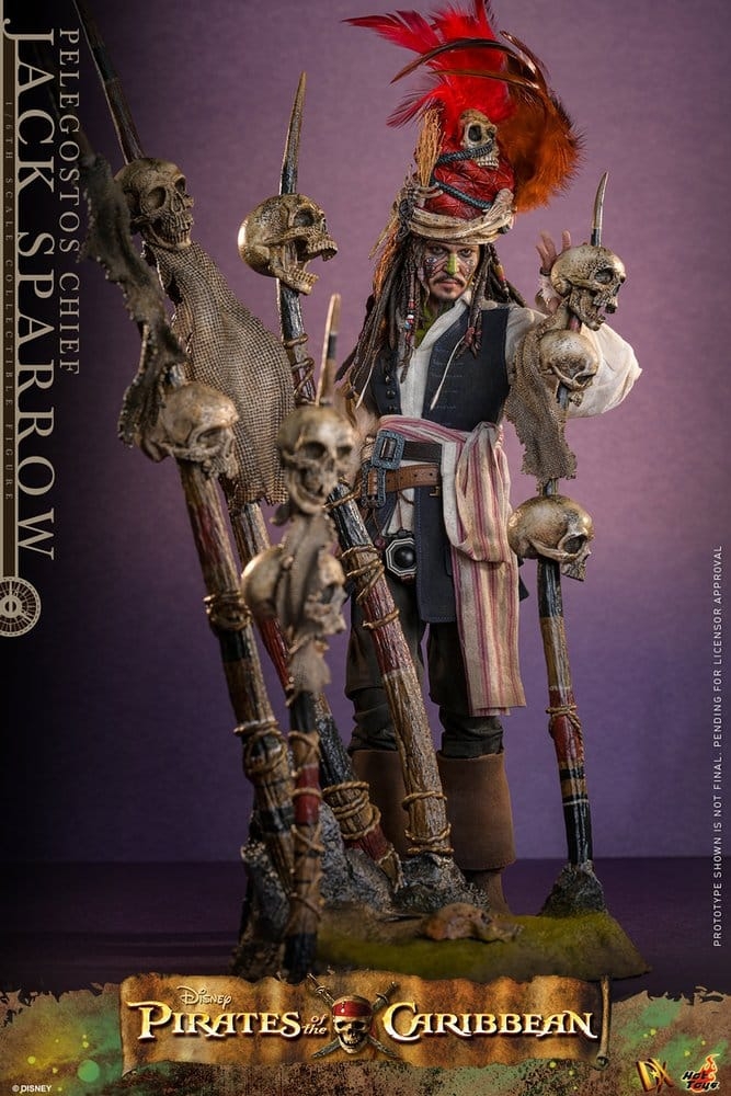 Jack Sparrow (Pelegostos Chief) by Hot Toys - DX48 - Pirates of the Caribbean: Dead Man's Chest 1/6 scale action figure