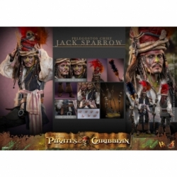 Jack Sparrow (Pelegostos Chief) par Hot Toys - figurine 1/6 Pirates Des Caraibes : Le Secret Du Coffre Maudit de 30 cm - DX48