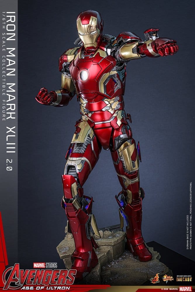 Iron Man Mark XLIII (2.0) collector by Hot Toys - MMS865D80 - Avengers : Age Of Ultron 1/6 scale action figure