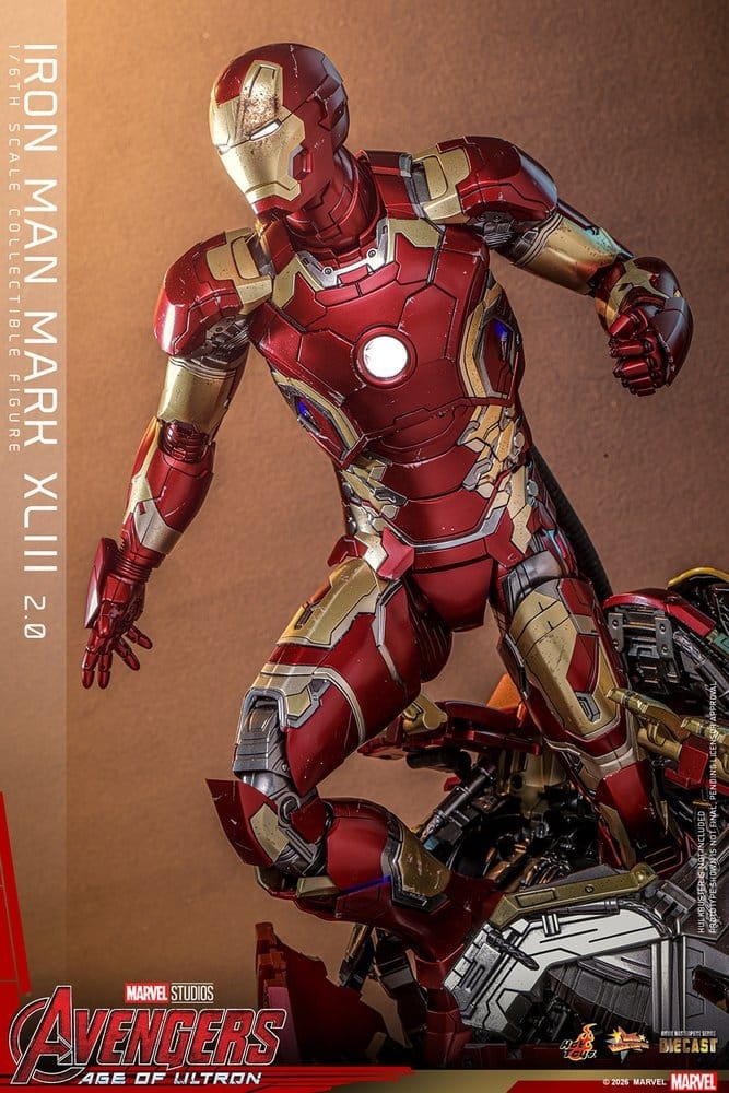 Iron Man Mark XLIII (2.0) collector by Hot Toys - MMS865D80 - Avengers : Age Of Ultron 1/6 scale action figure