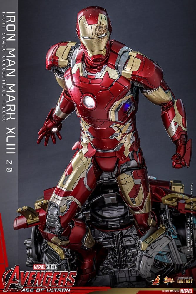 Iron Man Mark XLIII (2.0) collector by Hot Toys - MMS865D80 - Avengers : Age Of Ultron 1/6 scale action figure