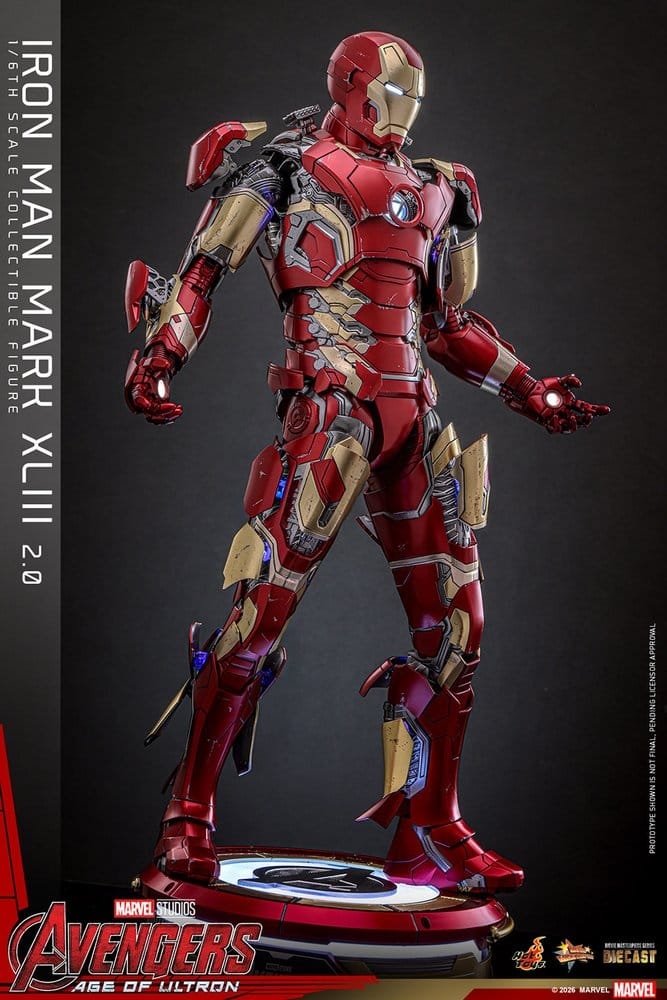 Iron Man Mark XLIII (2.0) collector by Hot Toys - MMS865D80 - Avengers : Age Of Ultron 1/6 scale action figure