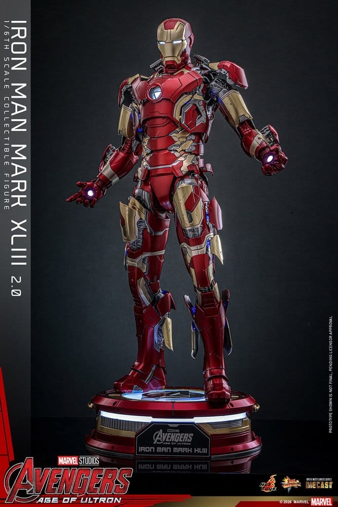 Iron Man Mark XLIII (2.0) collector by Hot Toys - MMS865D80 - Avengers : Age Of Ultron 1/6 scale action figure
