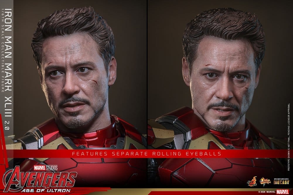 Iron Man Mark XLIII (2.0) collector by Hot Toys - MMS865D80 - Avengers : Age Of Ultron 1/6 scale action figure
