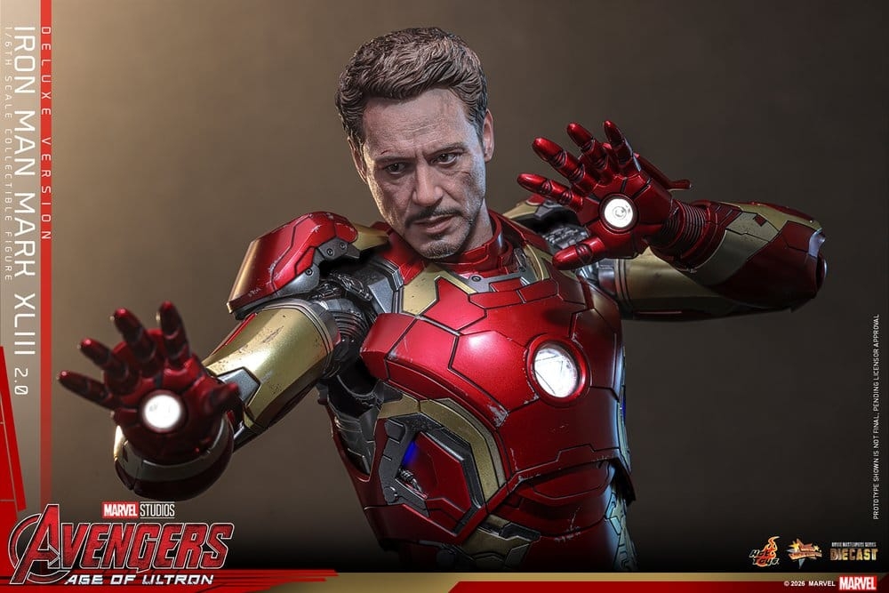 Iron Man Mark XLIII (2.0) deluxe by Hot Toys - MMS866D81 - Avengers : Age Of Ultron 1/6 scale action figure