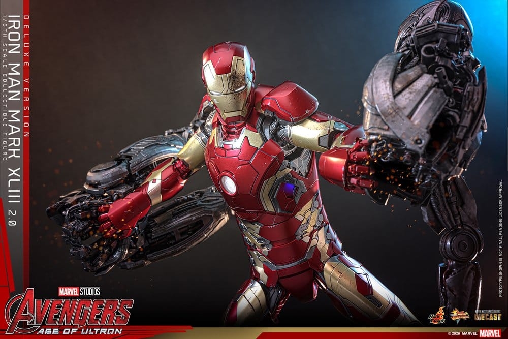 Iron Man Mark XLIII (2.0) deluxe by Hot Toys - MMS866D81 - Avengers : Age Of Ultron 1/6 scale action figure