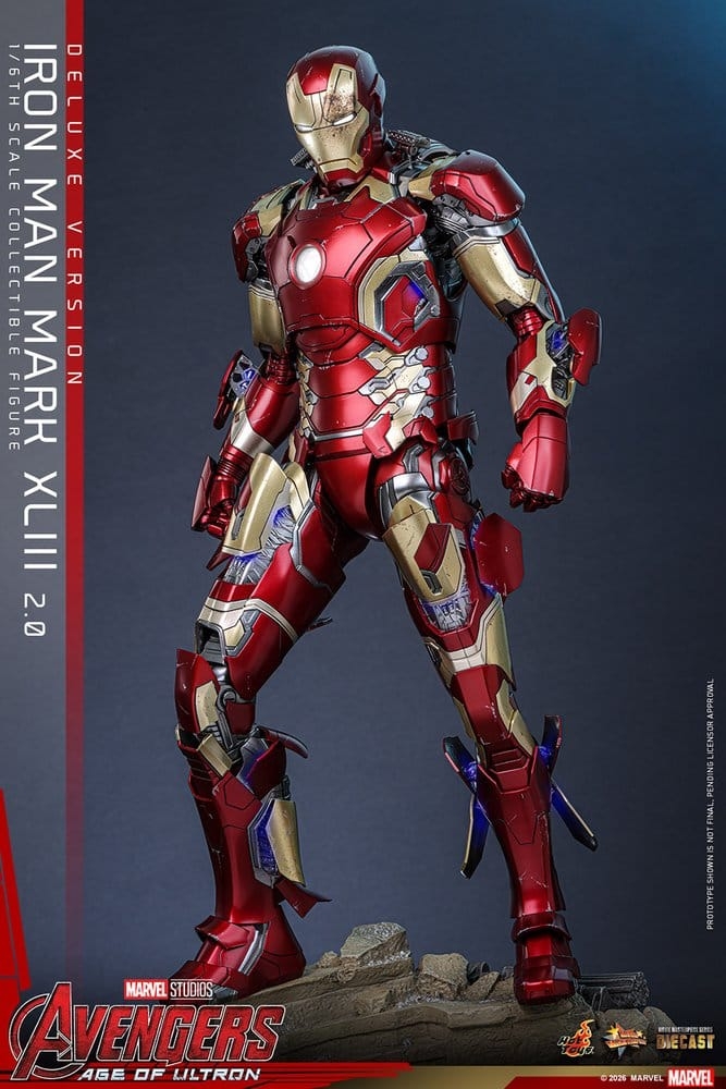 Iron Man Mark XLIII (2.0) deluxe by Hot Toys - MMS866D81 - Avengers : Age Of Ultron 1/6 scale action figure